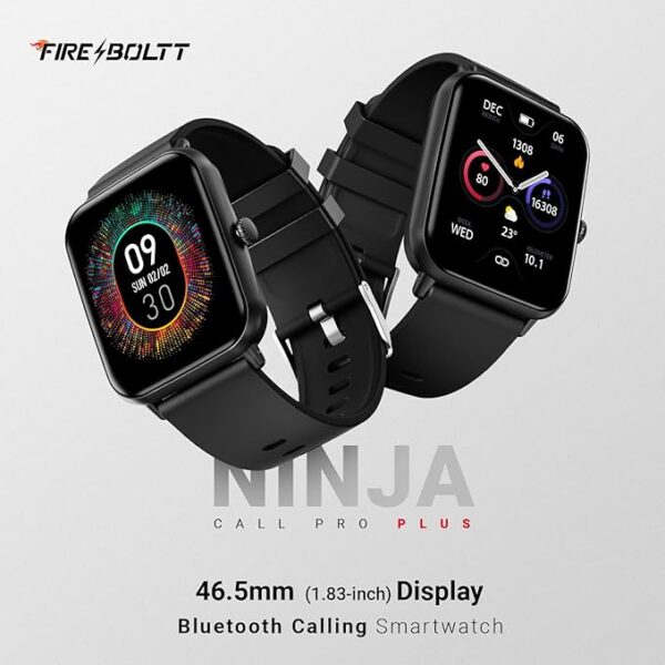 Fire-Boltt Ninja Call Pro Plus Smart Watch (Black) - Image 5